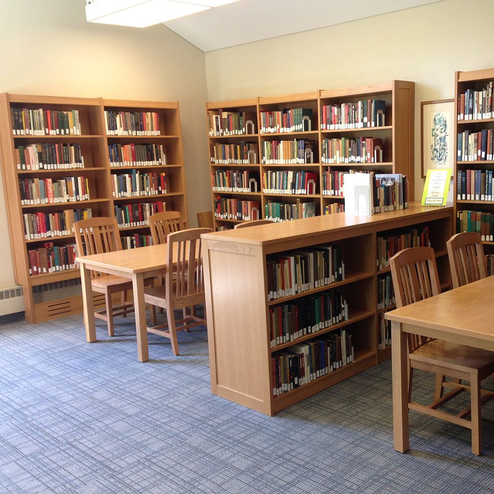 School library and reading area