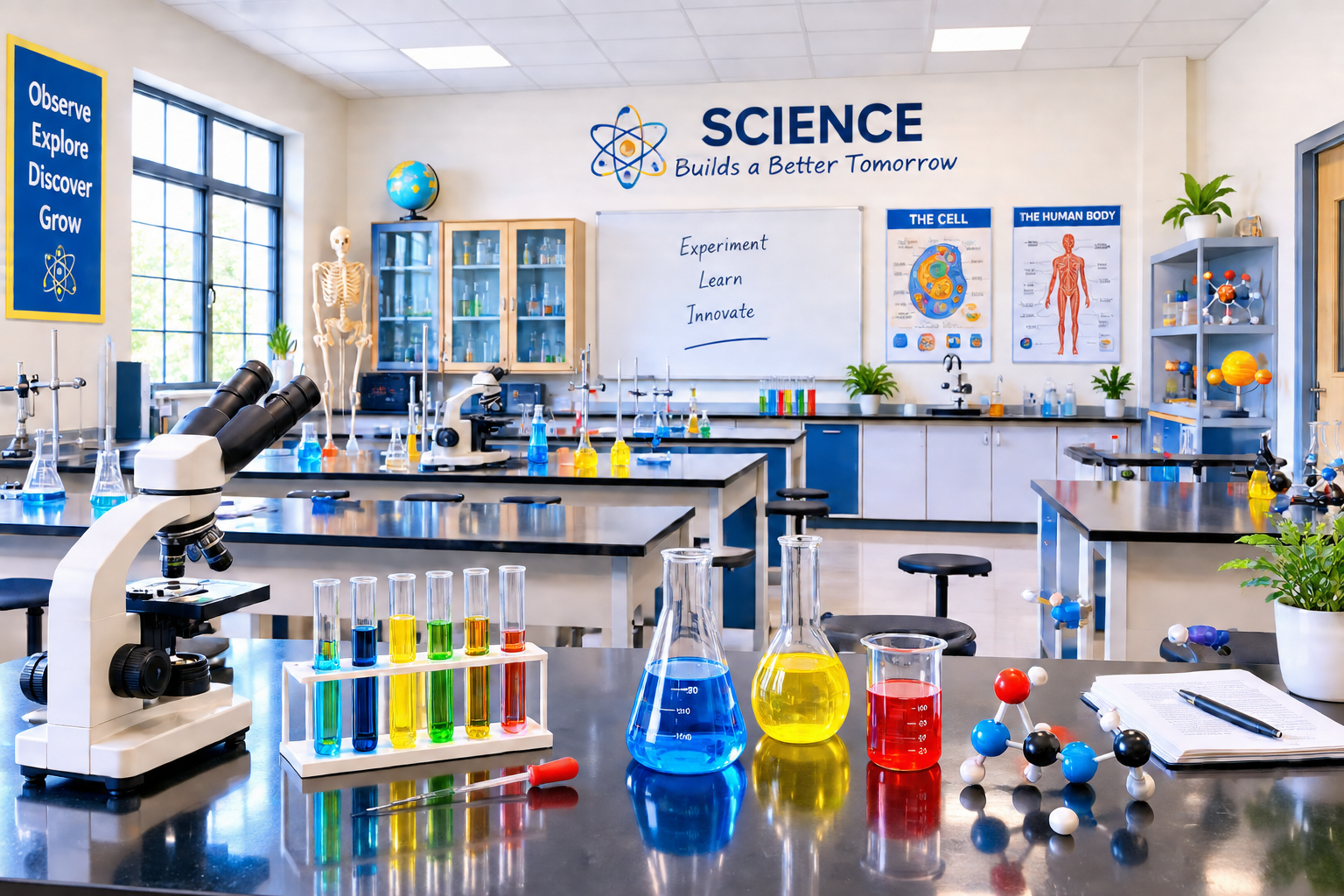 Science experiments and learning equipment